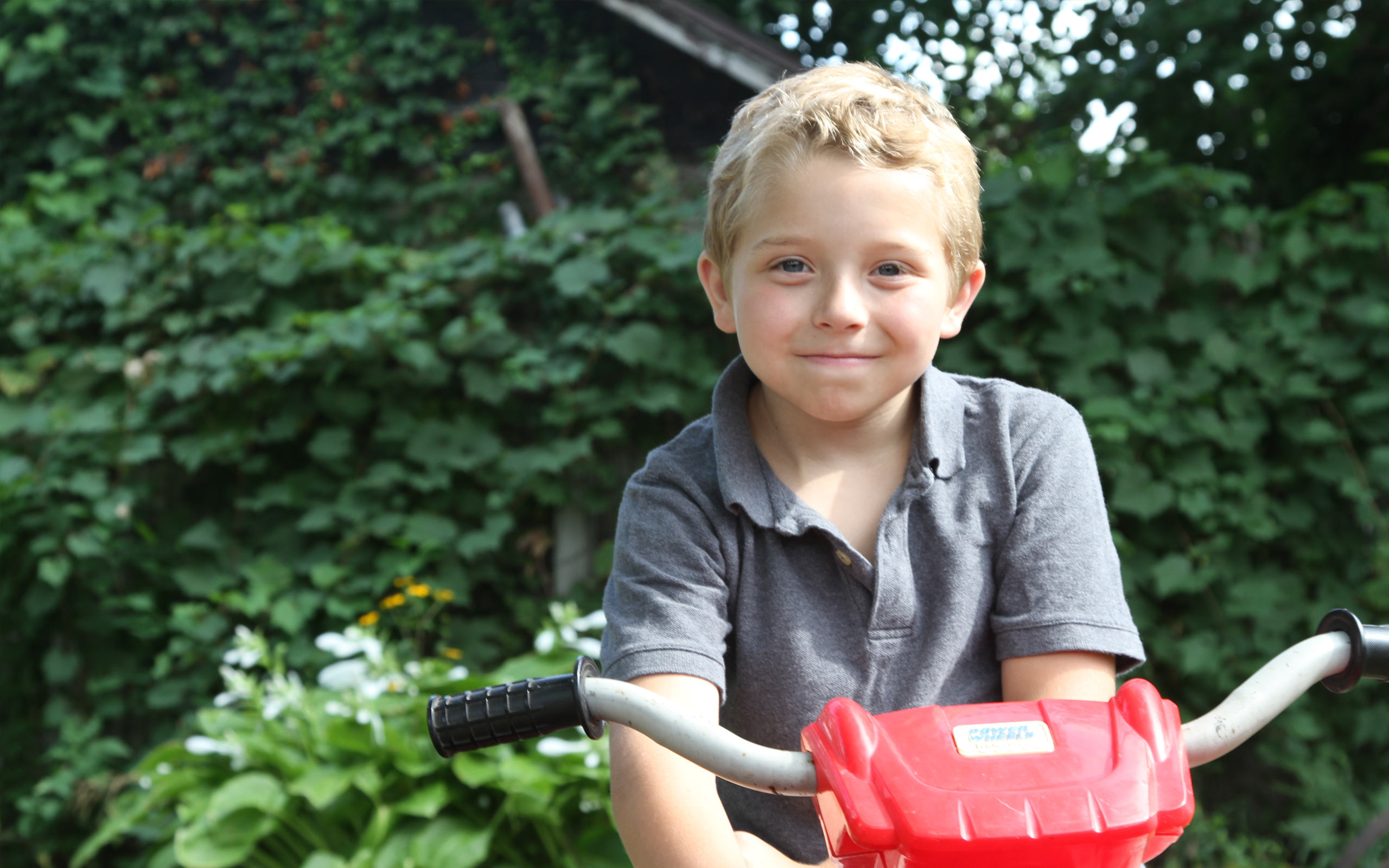 Tristan, diagnosed with LAL-D at 5 years old